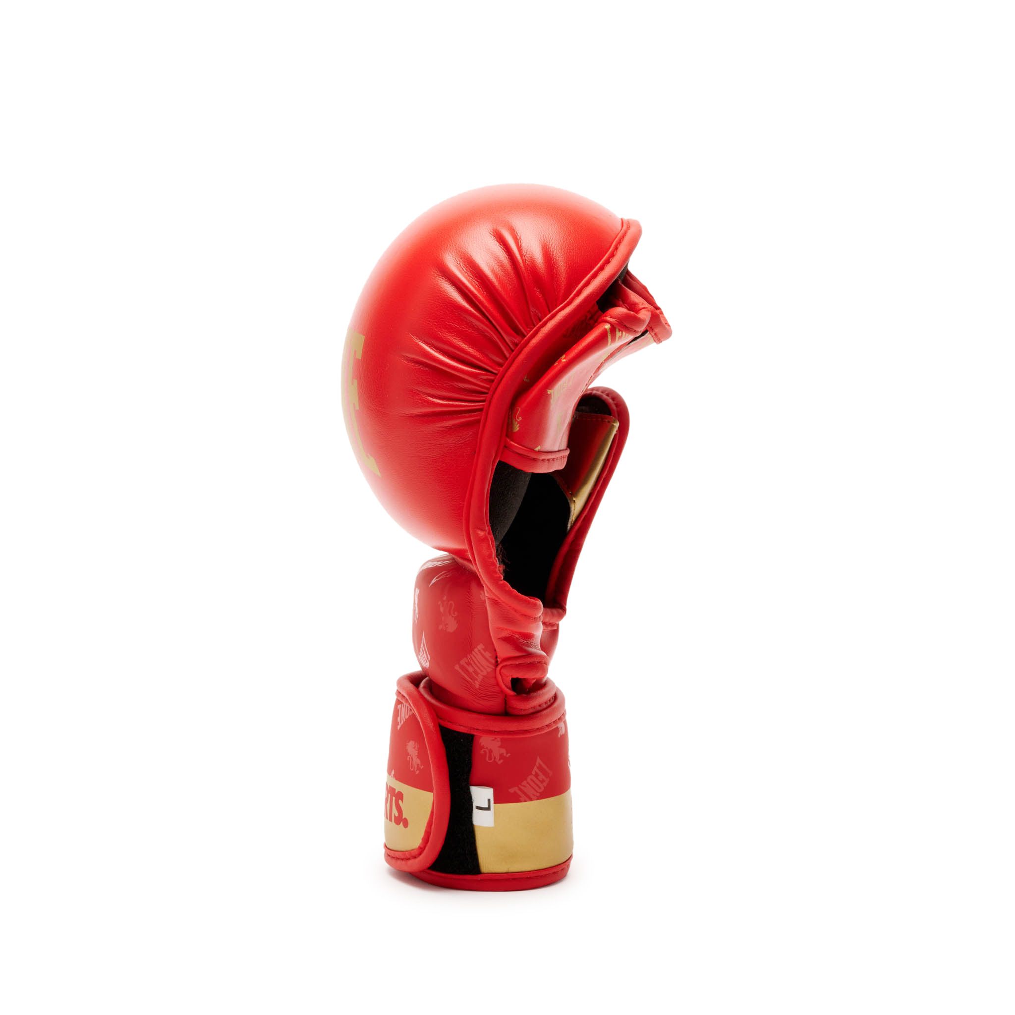 Guantes Bellator Gp115 Piel Bovino Rojo Competición Guantes De MMA