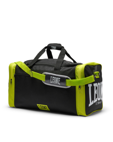 Bolsa de entreno Leone 1947 " Color block" negra