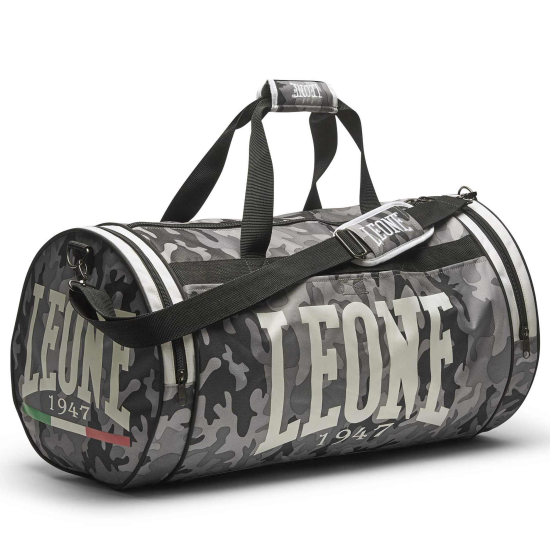 Bolsa Deportiva Leone 1947 Color Gris Camuflaje AC906