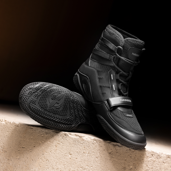 Botas de Boxeo Hayabusa Strike color negro