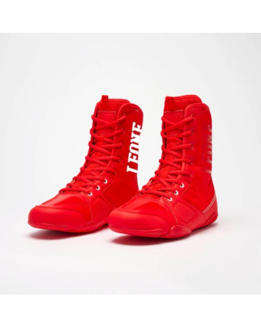 Botas de Boxeo Leone 1947 "Professional" CL102 rojo