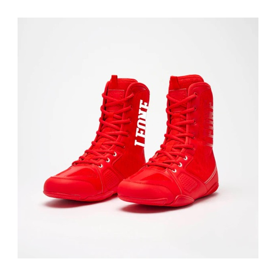 Botas de Boxeo Leone 1947 "Professional" CL102 rojo