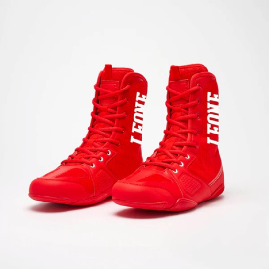 Botas de Boxeo Leone 1947 "Professional" CL102 rojo