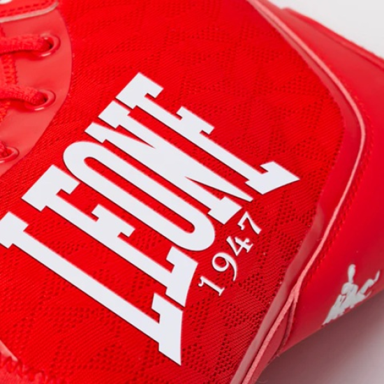 Botas de Boxeo Leone 1947 "Professional" CL102 rojo