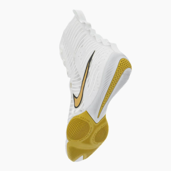 Botas de boxeo Nike Hyperko 3 Blanco/dorado