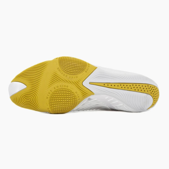 Botas de boxeo Nike Hyperko 3 Blanco/dorado