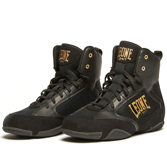 Botas de Boxeo y lucha Leone 1947 " Premium" CL110 negro