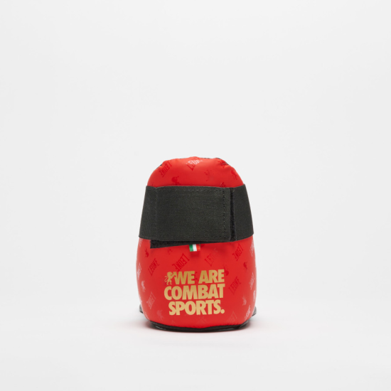 Botines de Kickboxing Leone 1947 CL166 "DNA" rojo