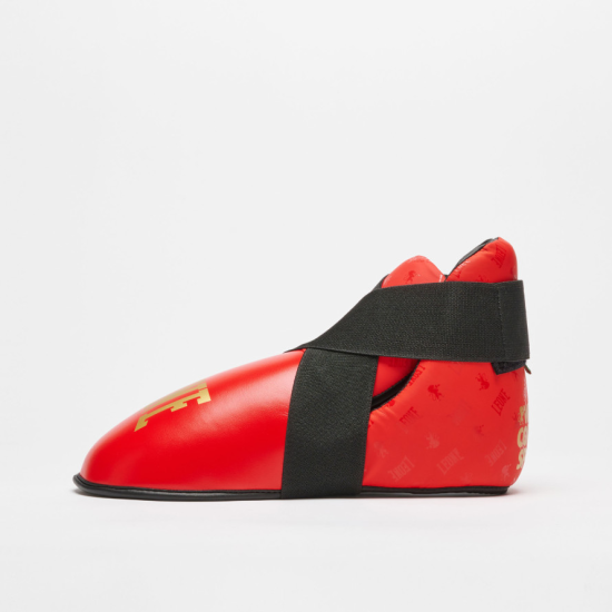 Botines de Kickboxing Leone 1947 CL166 "DNA" rojo