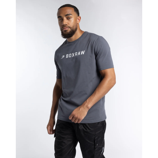 Camiseta Boxraw A.B.C. gris charcoal