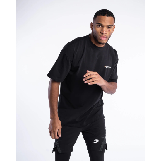 Camiseta Boxraw Oversized " We dont play boxing" negra