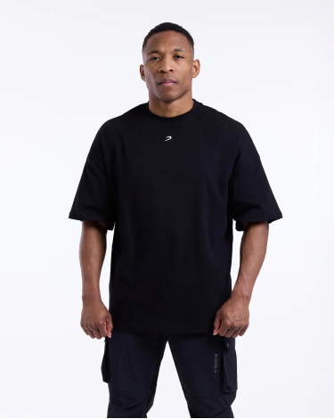 Camiseta Boxraw "Strike" Oversize negra