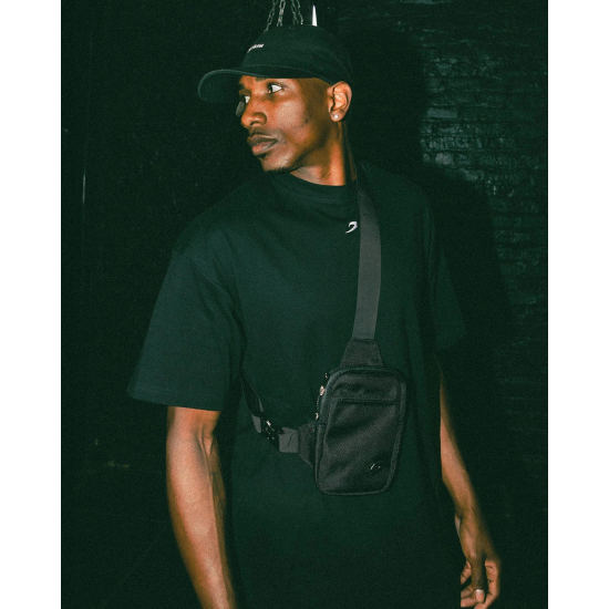 Camiseta Boxraw "Strike" Oversize negra