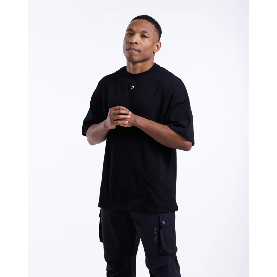 Camiseta Boxraw "Strike" Oversize negra