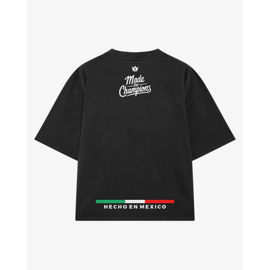 Camiseta de algodon Boxelite Club " Champion belt black"