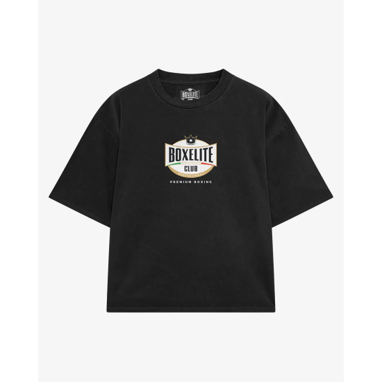 Camiseta de algodon Boxelite Club "Divine Champion black"