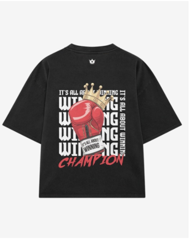 Camiseta de algodon Boxelite Club " Its all about Winning"