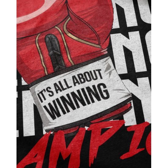 Camiseta de algodon Boxelite Club " Its all about Winning"
