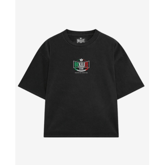 Camiseta de algodon Boxelite Club "Mexico is very chingon" MX Negro