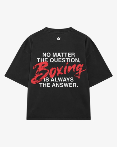 Camiseta de algodon Boxelite Club " No matter the Question"