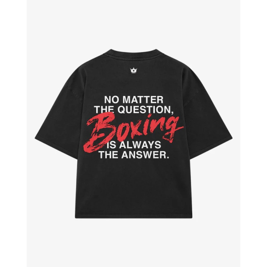 Camiseta de algodon Boxelite Club " No matter the Question"