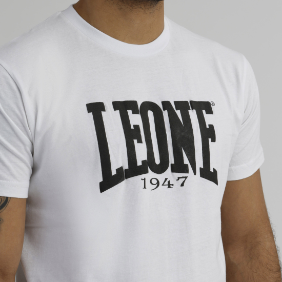 Camiseta de algodon Leone 1947 LSM208 blanco