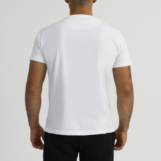 Camiseta de algodon Leone 1947 LSM208 blanco