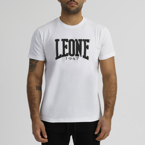 Camiseta de algodon Leone 1947 LSM208 blanco