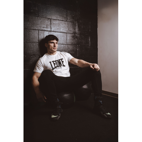 Camiseta de algodon Leone 1947 LSM208 blanco