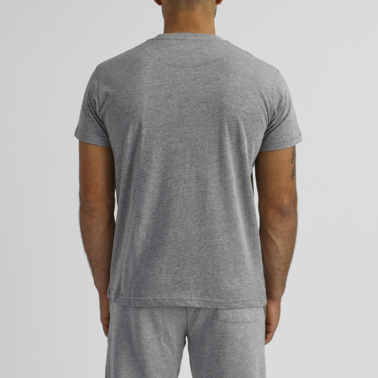 Camiseta de algodon Leone 1947 LSM208 gris