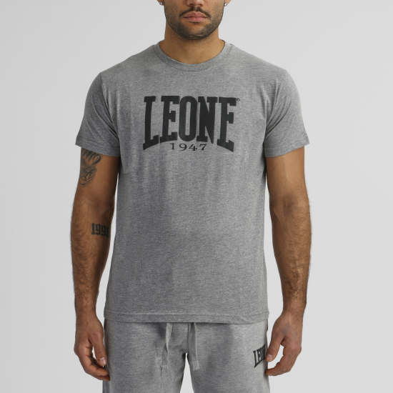 Camiseta de algodon Leone 1947 LSM208 gris