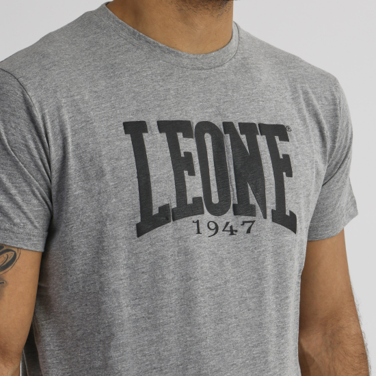 Camiseta de algodon Leone 1947 LSM208 gris