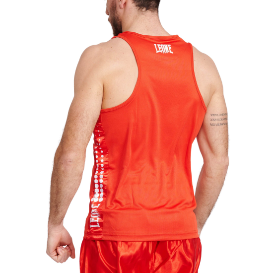 Camiseta de Boxeo Leone Color Rojo AB726