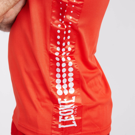 Camiseta de Boxeo Leone Color Rojo AB726