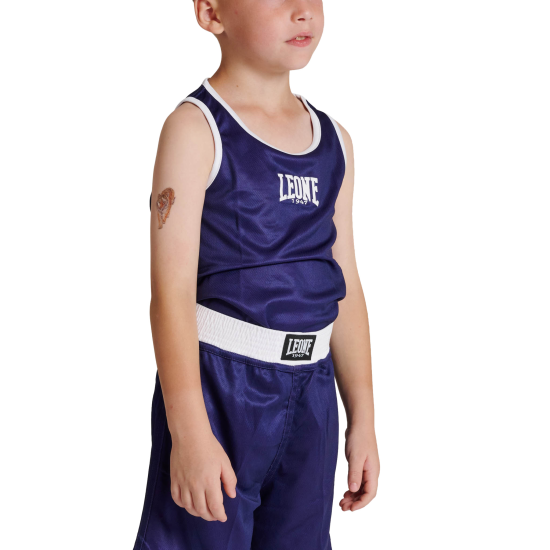 Camiseta de boxeo reversible Leone 1947 infantil "Double face" AB214J