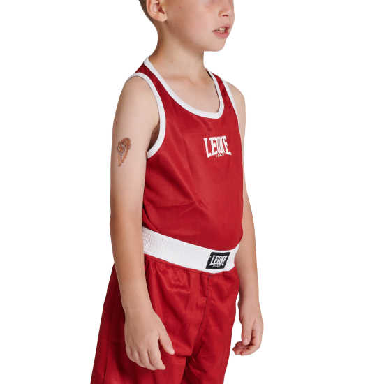 Camiseta de boxeo reversible Leone 1947 infantil "Double face" AB214J