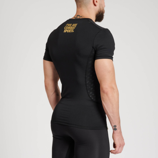 Camiseta tecnica- Rashguard Leone 1947 "DNA" ABX707 negra