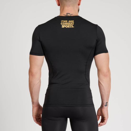 Camiseta tecnica- Rashguard Leone 1947 "DNA" ABX707 negra