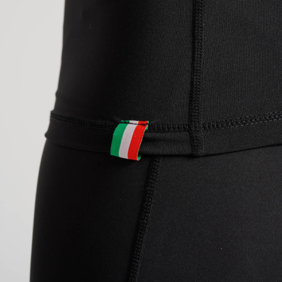 Camiseta de compresion sin mangas Leone 1947 ABX704 negra