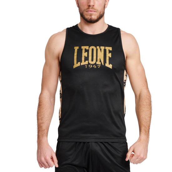 Camiseta de entreno "DNA" Leone 1947 Color negro AB228