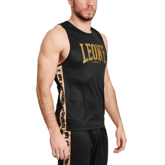 Camiseta de entreno "DNA" Leone 1947 Color negro AB228