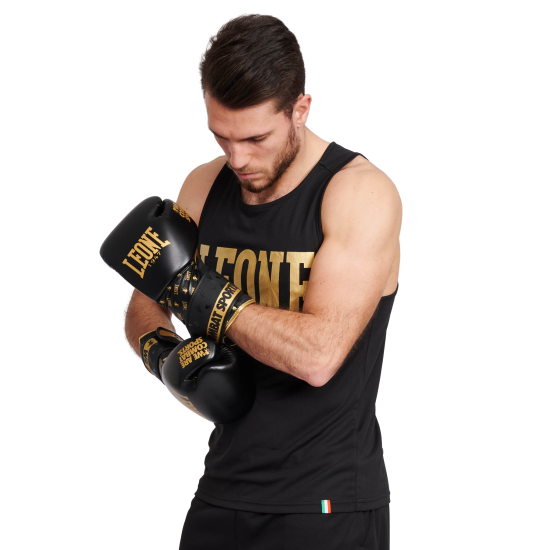 Camiseta de entreno "DNA" Leone 1947 Color negro ABX701