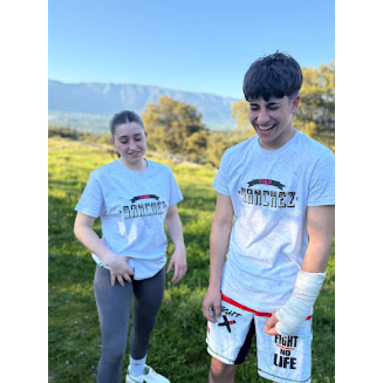 Camiseta del Team Sanchez  "American Bully" gris