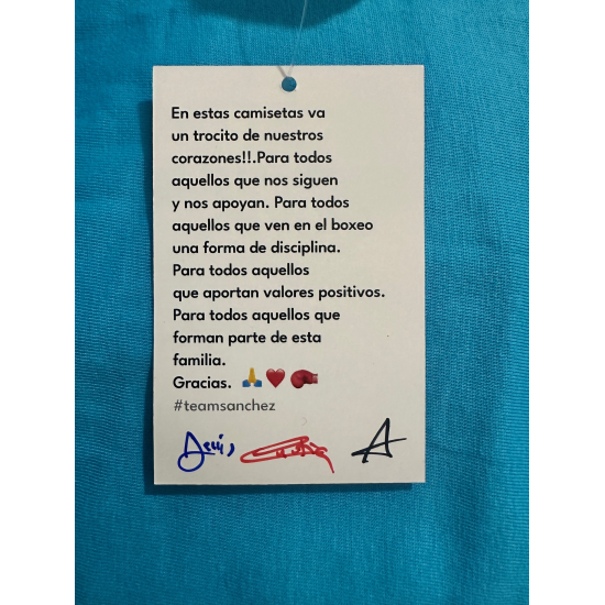 Camiseta del Team Sanchez  "Frida Kahlo" azul