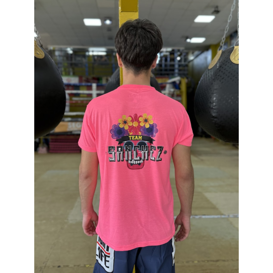 Camiseta del Team Sanchez  "Katrina mex" rosa fluor