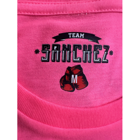 Camiseta del Team Sanchez  "Katrina mex" rosa fluor