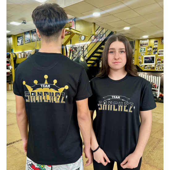 Camiseta del Team Sanchez  "The King" negra