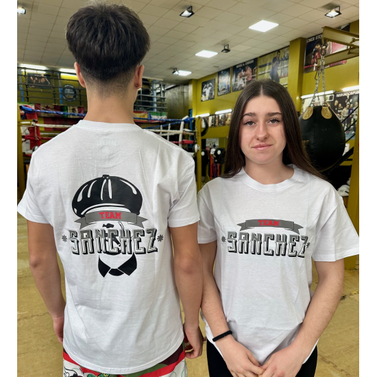 Camiseta del Team Sanchez  "Peaky Blinders" blanca
