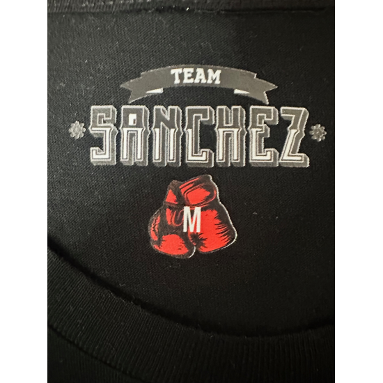 Camiseta del Team Sanchez  "The King" negra