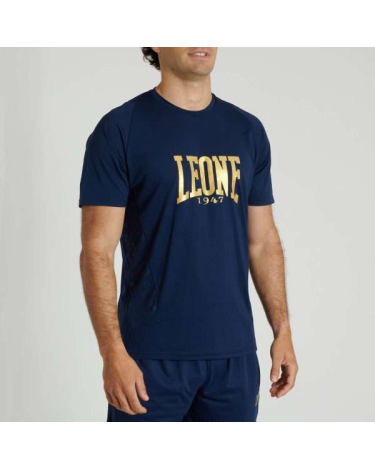 Camiseta Leone 1947 "DNA" azul ABX718